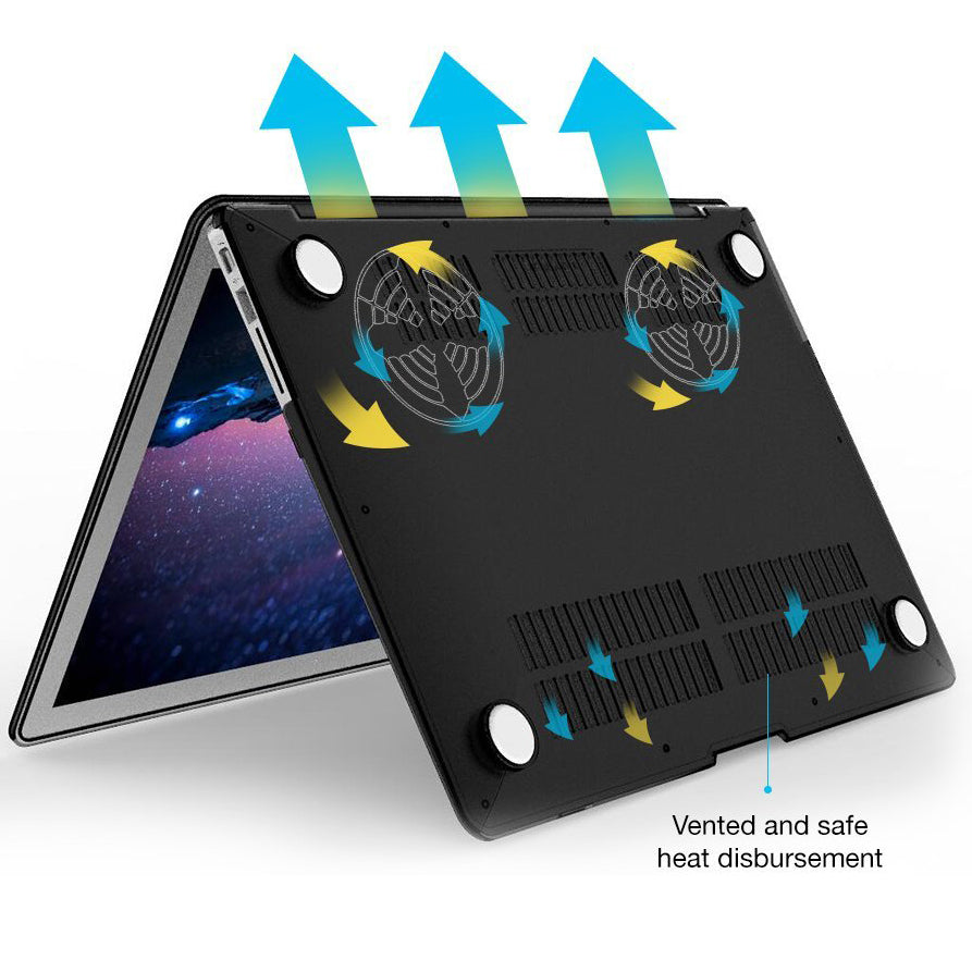 Hard Shell Case For 13 Inch Apple Macbook Air A1466 | Frost Black