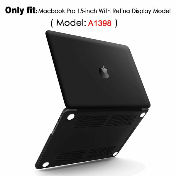 Hard Shell Case For Apple Macbook Pro 15-Inch A1398, Frost Black