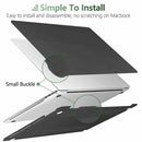 Hard Shell Case For Apple Macbook Pro 15-Inch A1398, Frost Black